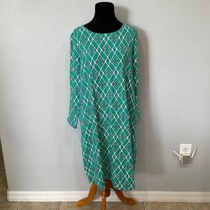 Crown & Ivory Cotton/Spandex Dress Size XL